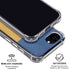 Barbados Flag Distressed iPhone 16e Clear Case